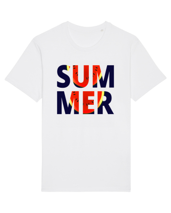 Summer Funny Watermelon White