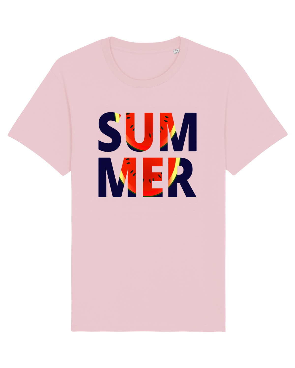 Tricou mânecă scurtă Unisex Rocker Cotton Pink