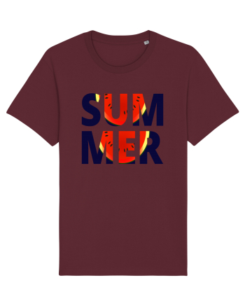 Summer Funny Watermelon Burgundy