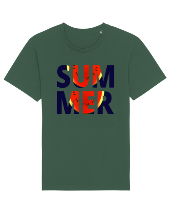 Summer Funny Watermelon Bottle Green