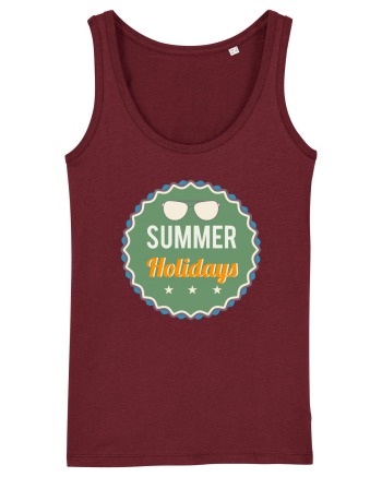 Summer Holidays Burgundy