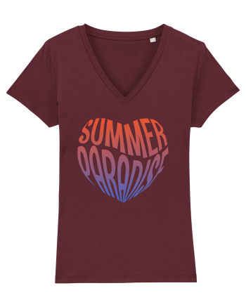 Summer Paradise Burgundy
