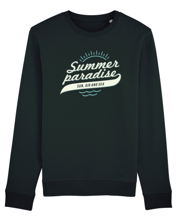 Summer Paradise Sun Air Sea Black