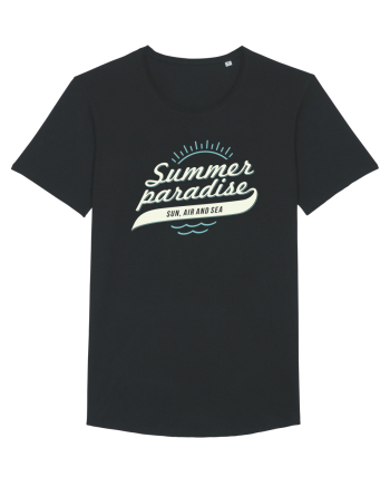 Summer Paradise Sun Air Sea Black