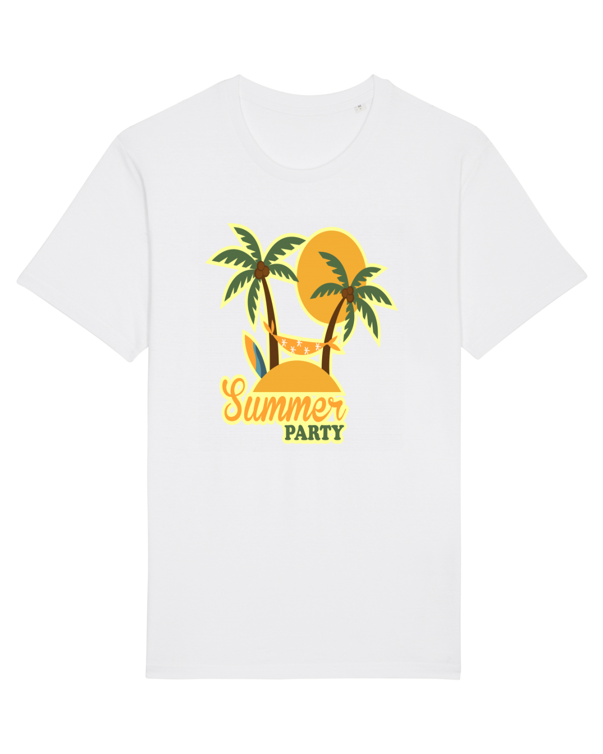 Tricou mânecă scurtă Unisex Rocker White