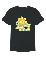 Summer Party Boat Tricou mânecă scurtă guler larg Bărbat Skater