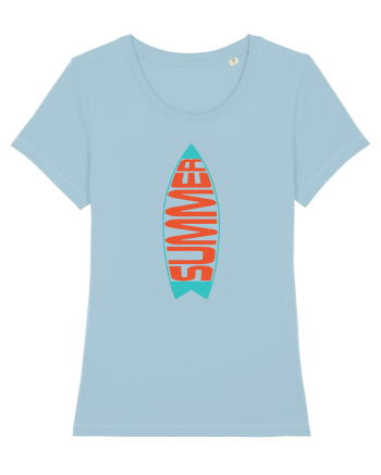 Summer Surfboard Sky Blue