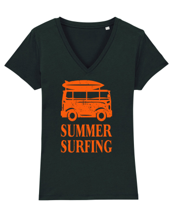Summer Surfing Van Black