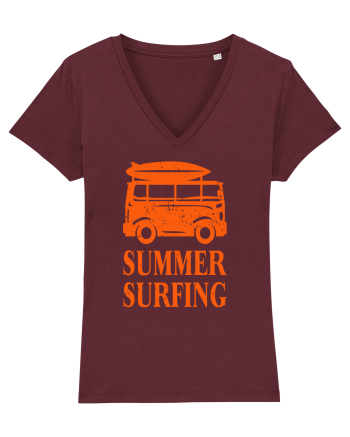 Summer Surfing Van Burgundy
