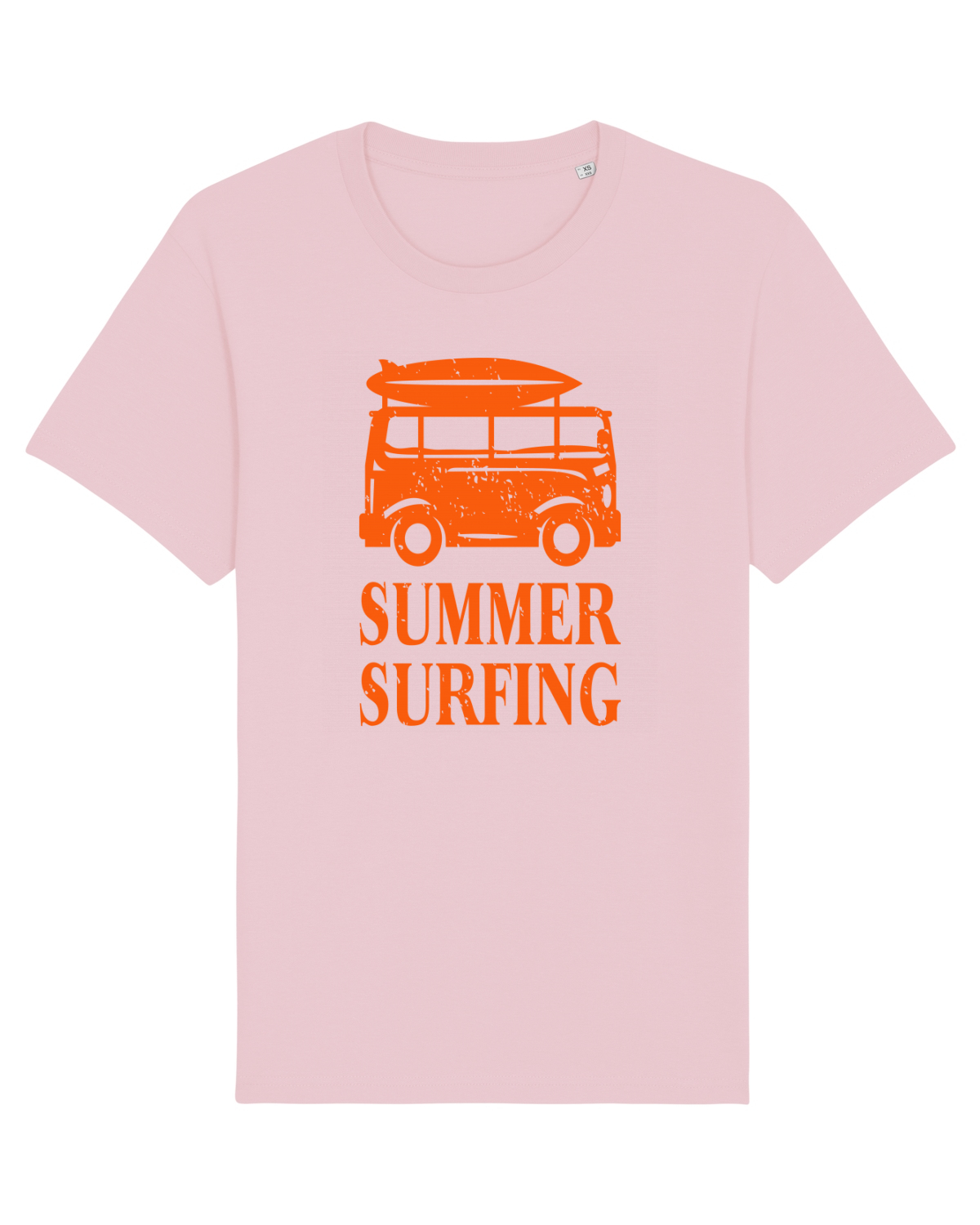 Tricou mânecă scurtă Unisex Rocker Cotton Pink