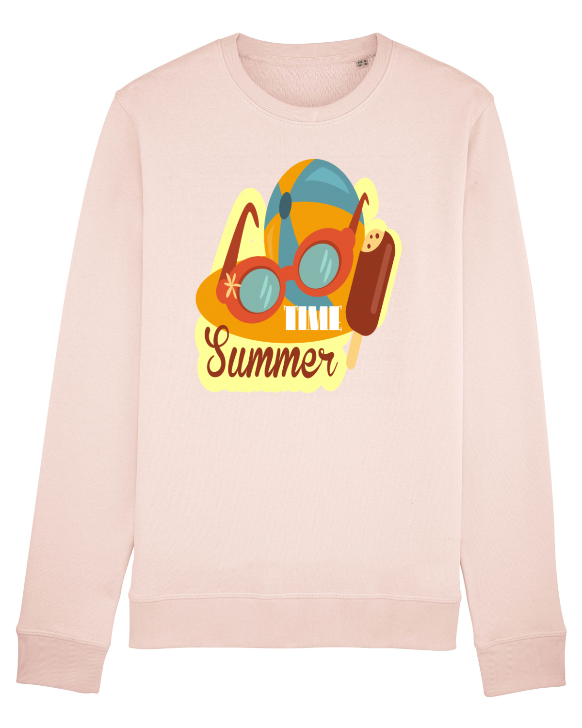 Bluză mânecă lungă Unisex Rise Candy Pink