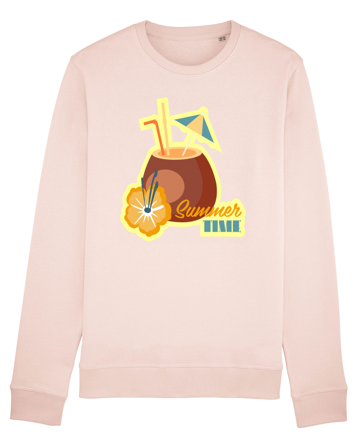 Bluză mânecă lungă Unisex Rise Candy Pink