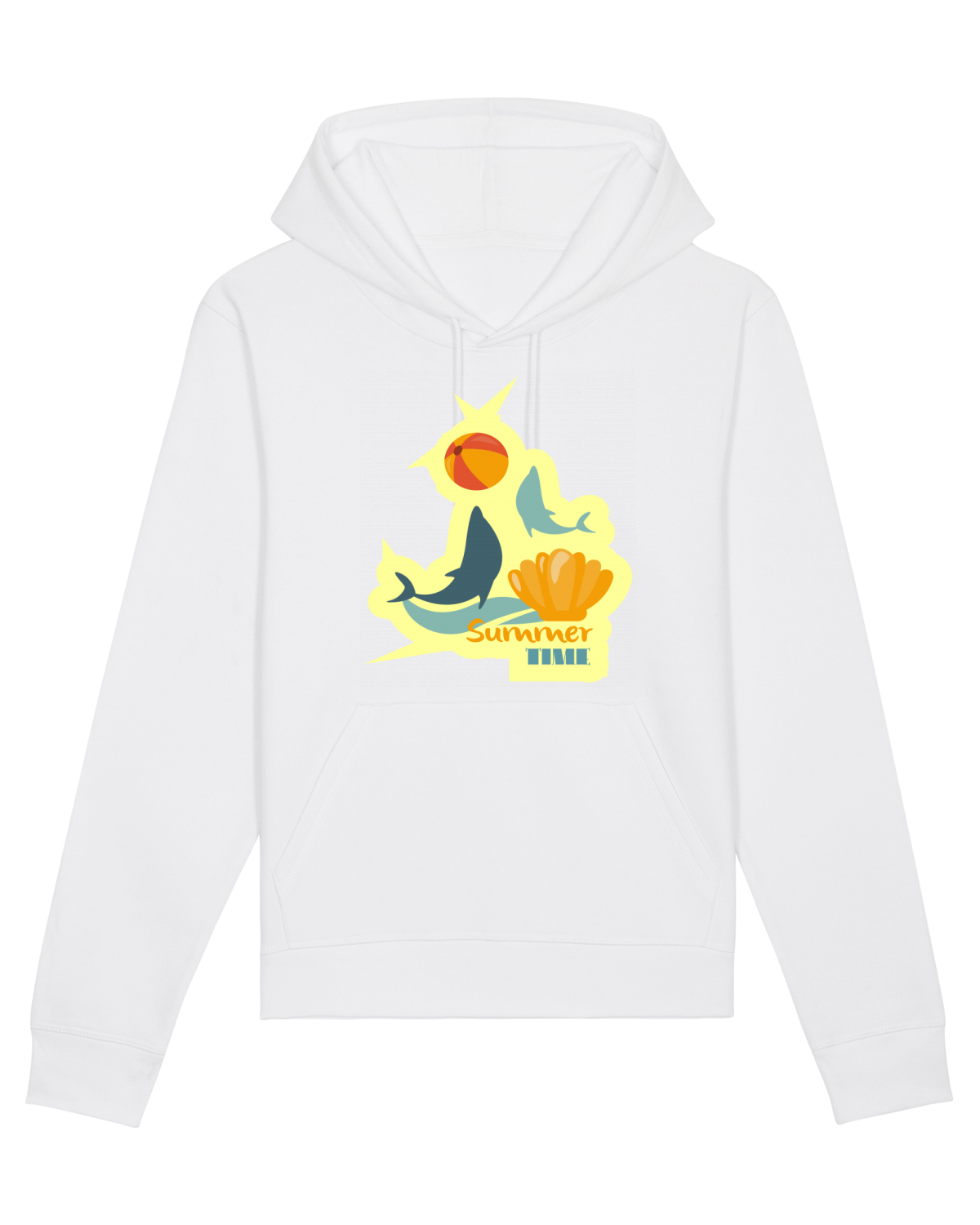 Hanorac Unisex Drummer White