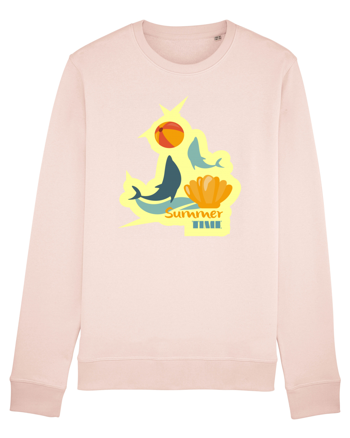 Bluză mânecă lungă Unisex Rise Candy Pink