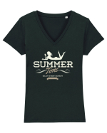 Summer Time Enjoy Every Moment Tricou mânecă scurtă guler V Damă Evoker