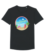 Summer Time Tricou mânecă scurtă guler larg Bărbat Skater