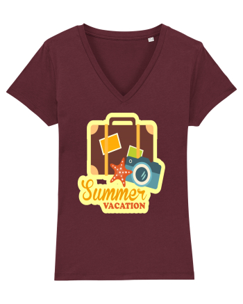 Summer Vacation Burgundy