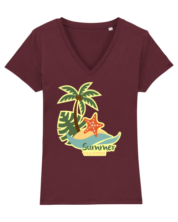 Summer Vacation Burgundy