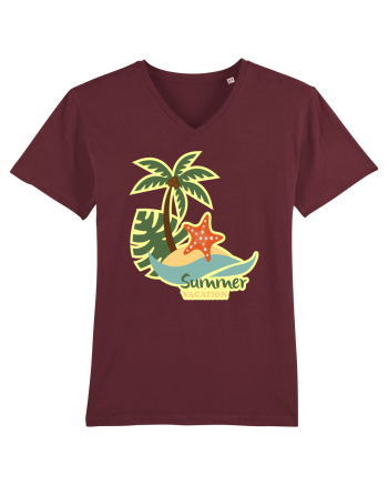 Summer Vacation Burgundy