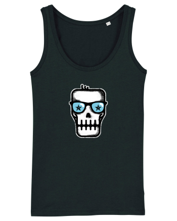 Dead Rock Star Skull Black
