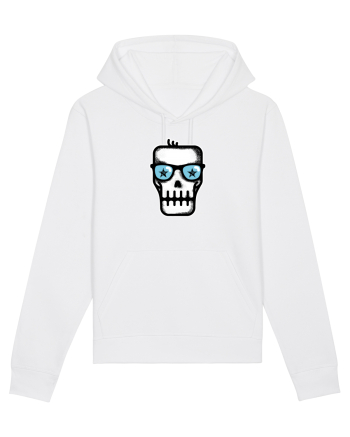 Dead Rock Star Skull White