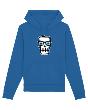 Dead Rock Star Skull Royal Blue