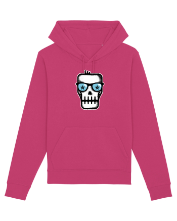 Dead Rock Star Skull Raspberry