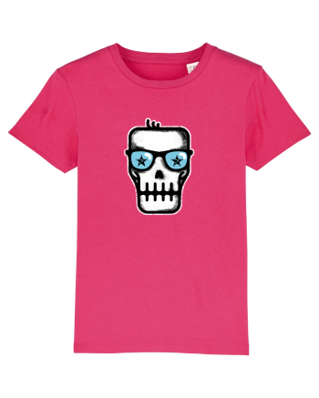 Dead Rock Star Skull Raspberry