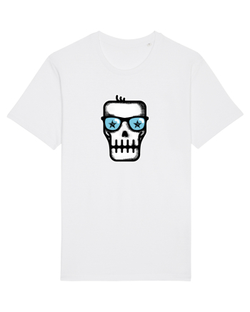 Dead Rock Star Skull White