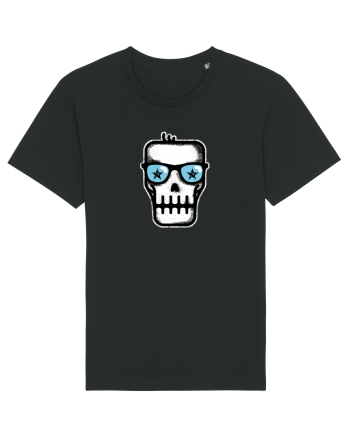 Dead Rock Star Skull Black