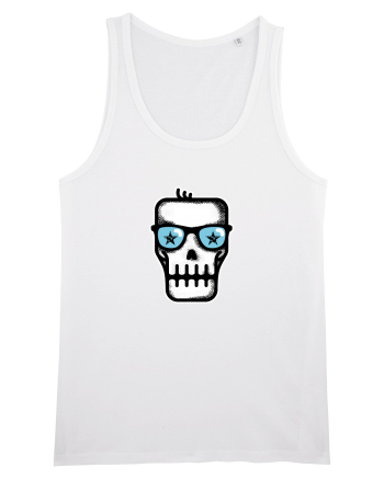 Dead Rock Star Skull White