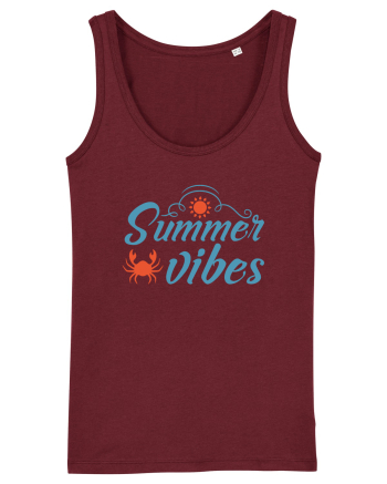 Summer Vibes Burgundy