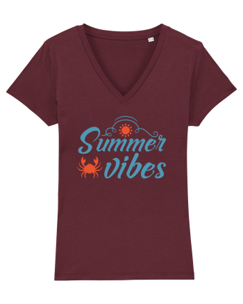 Summer Vibes Burgundy