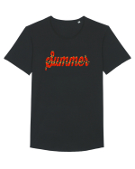 Summer Tricou mânecă scurtă guler larg Bărbat Skater