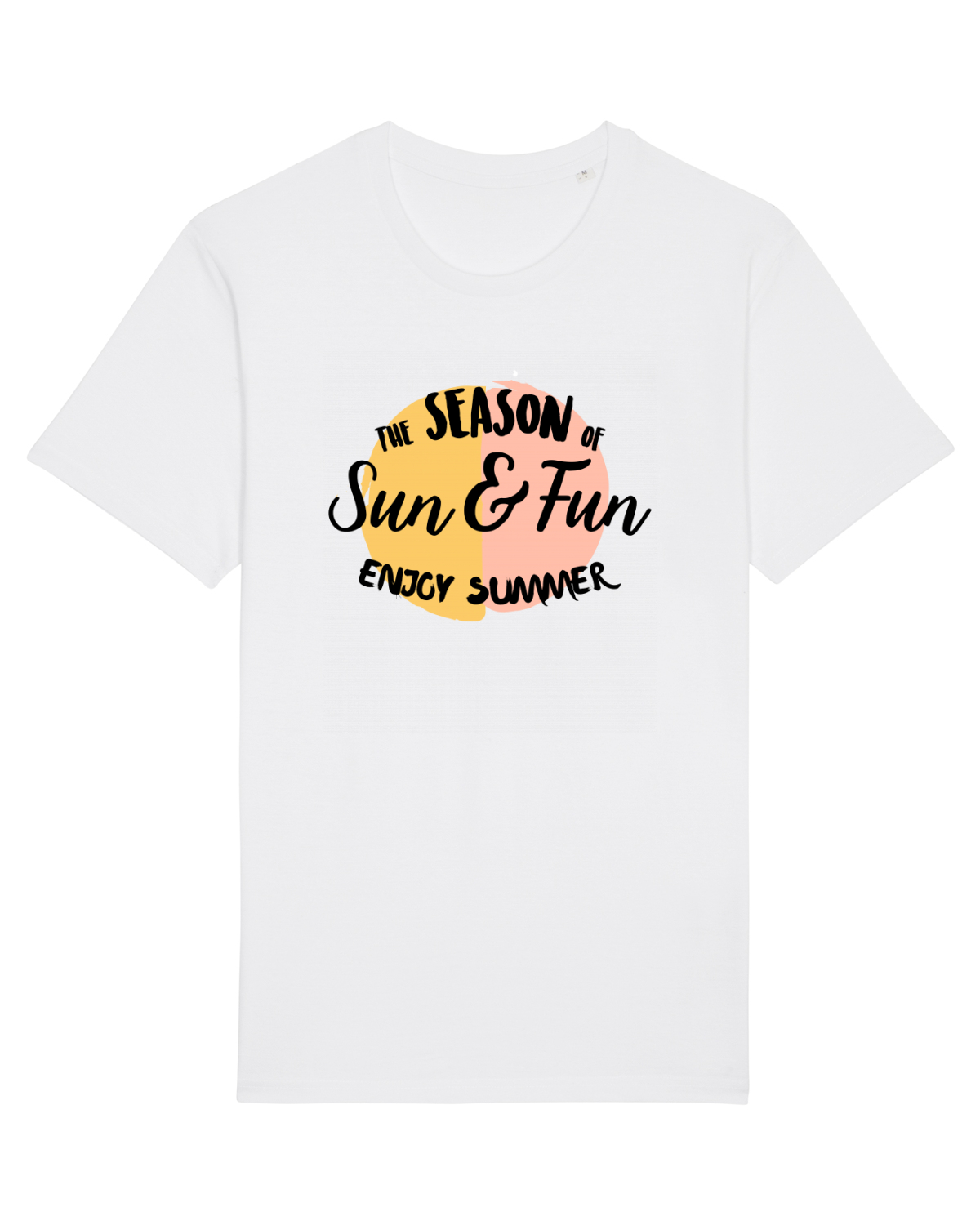 Tricou mânecă scurtă Unisex Rocker White