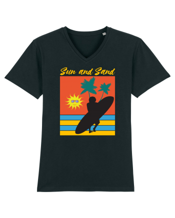 Sun And Sand Surfing Time Black