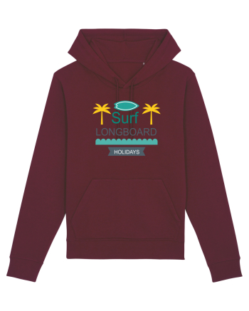 Surf Longboard Burgundy
