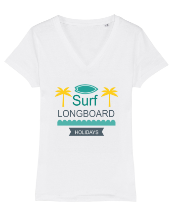 Surf Longboard White