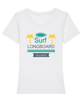 Surf Longboard White
