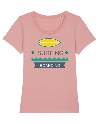Surfing Boarding Canyon Pink