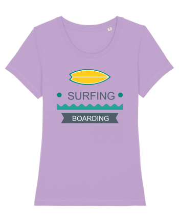 Surfing Boarding Lavender Dawn