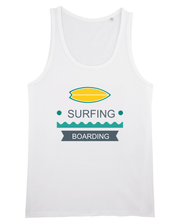 Surfing Boarding White