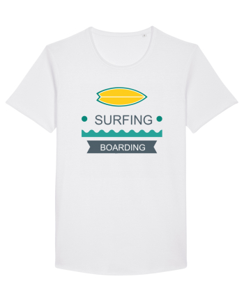 Surfing Boarding White