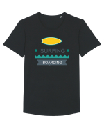 Surfing Boarding Tricou mânecă scurtă guler larg Bărbat Skater