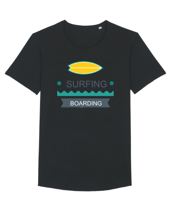 Surfing Boarding Black