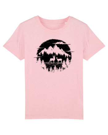 Căprioarele și Lacul din Padure Cotton Pink