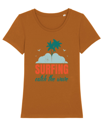 Surfing Catch The Wave Roasted Orange