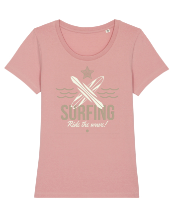Surfing Ride The Wave Canyon Pink