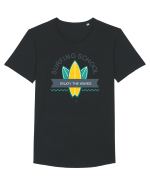 Surfing School Tricou mânecă scurtă guler larg Bărbat Skater
