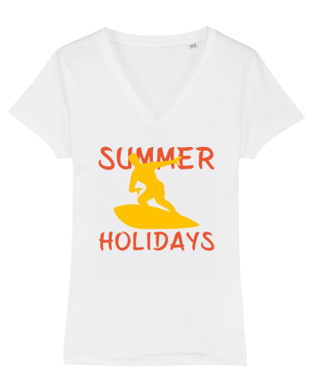 Surfing Summer Holidays White